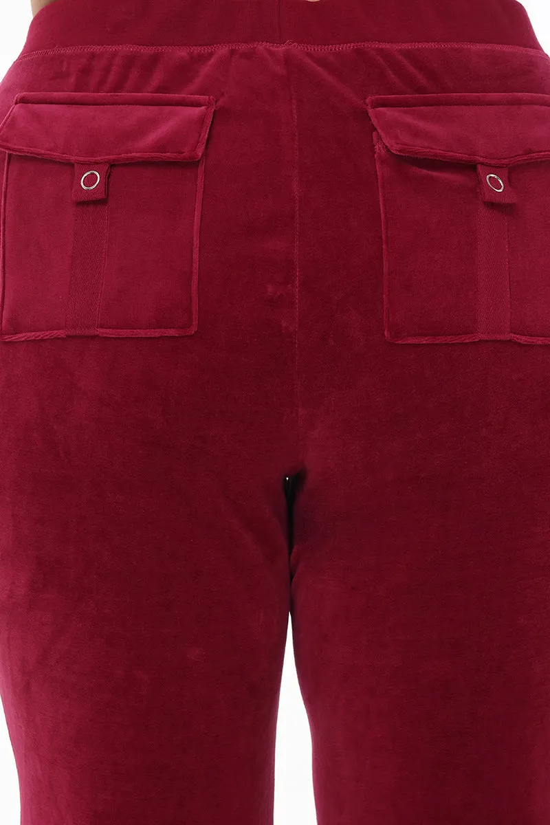 Plus-Size Heritage Cotton Velour Track Pants sold by Juicy Couture product image thumbnail 4