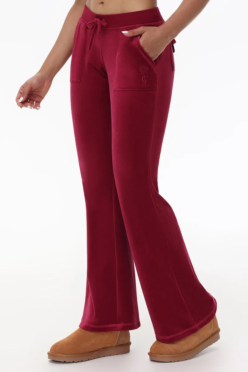 Heritage Cotton Velour Track Pants sold by Juicy Couture product image thumbnail 3