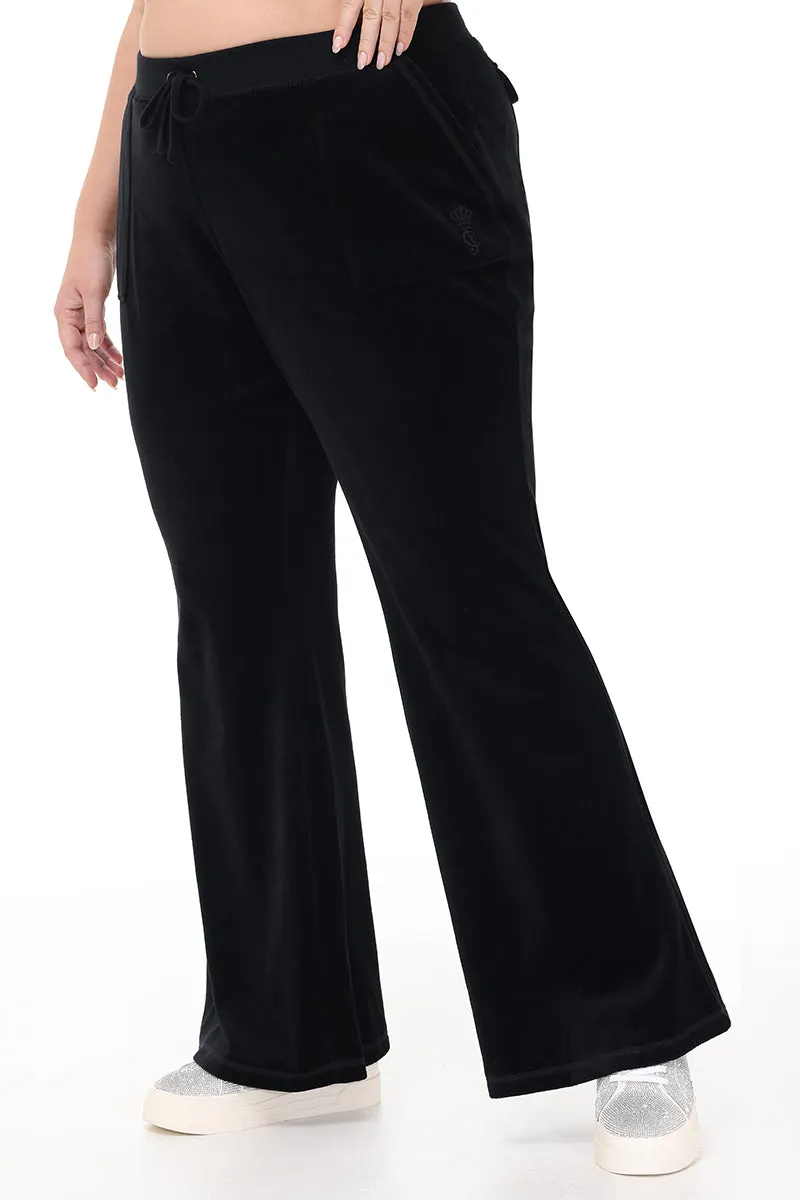 Plus-Size Heritage Cotton Velour Track Pants sold by Juicy Couture product image thumbnail 3