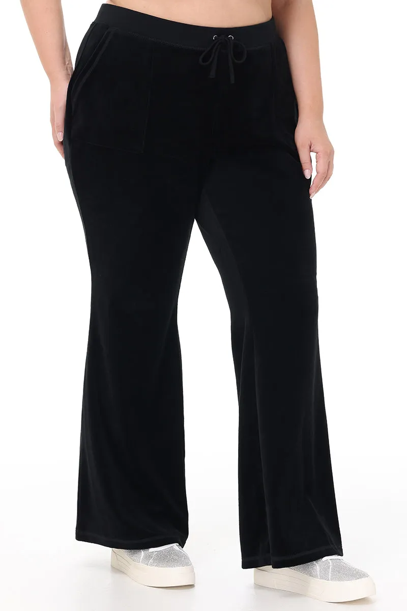 Plus-Size Heritage Cotton Velour Track Pants sold by Juicy Couture product image thumbnail 2