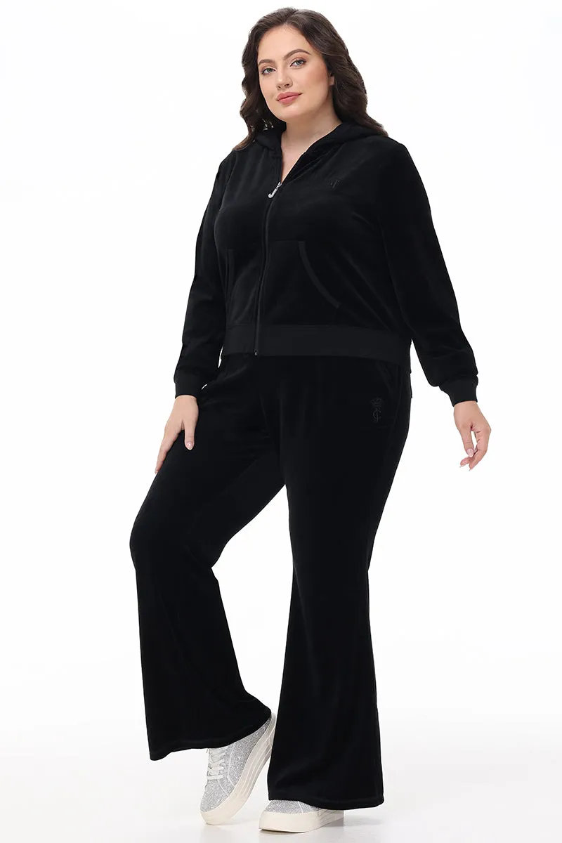 Plus-Size Heritage Cotton Velour Hoodie sold by Juicy Couture product image thumbnail 5