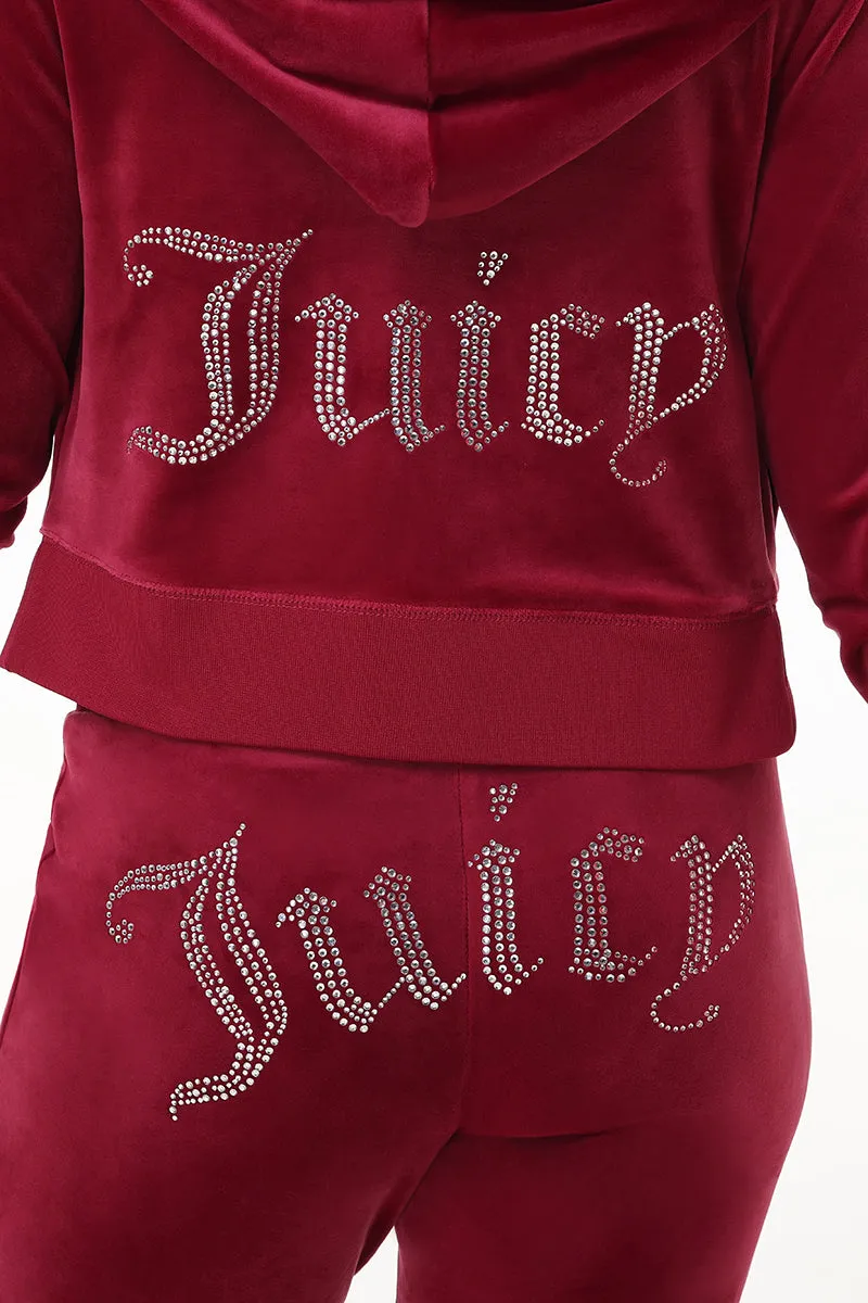 OG Big Bling Velour Hoodie sold by Juicy Couture product image thumbnail 4