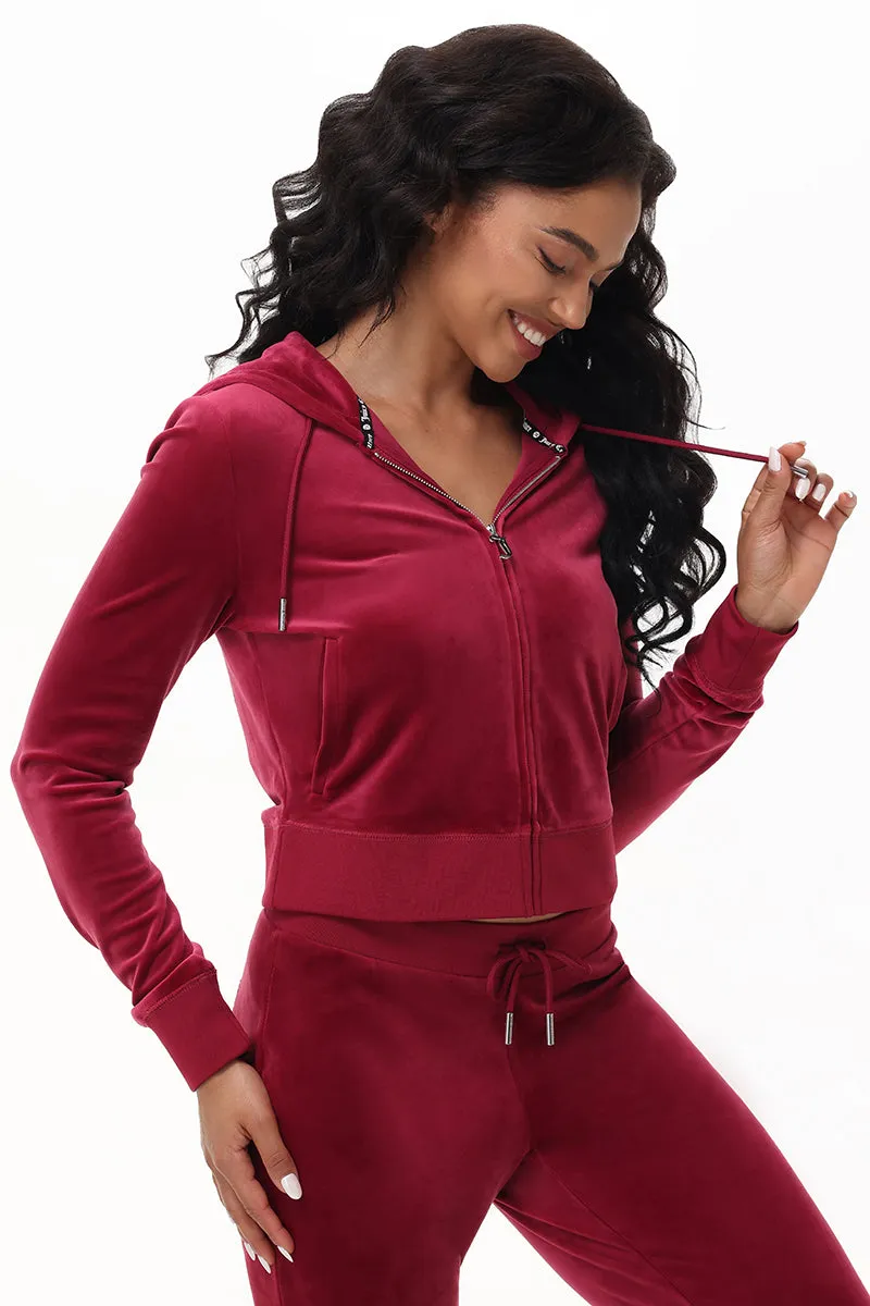 OG Big Bling Velour Hoodie sold by Juicy Couture product image thumbnail 3