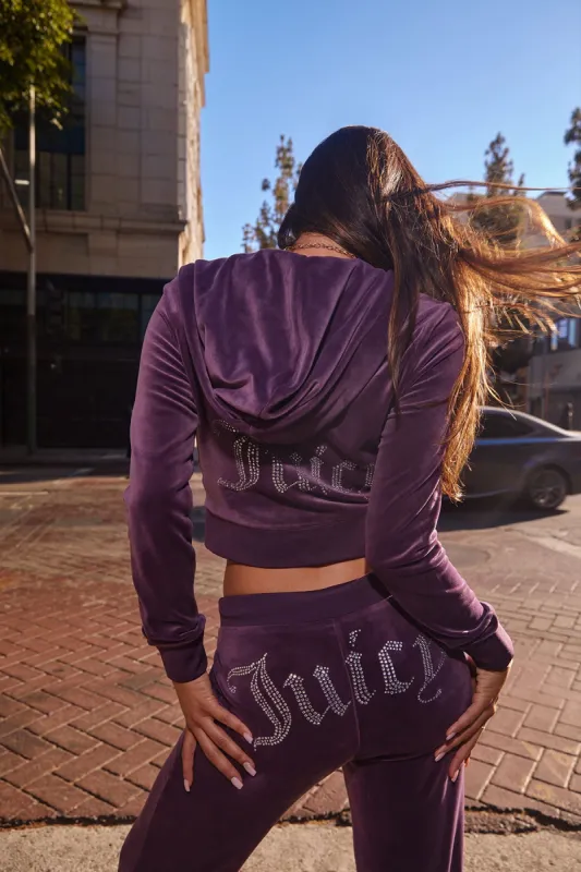 OG Big Bling Velour Hoodie sold by Juicy Couture