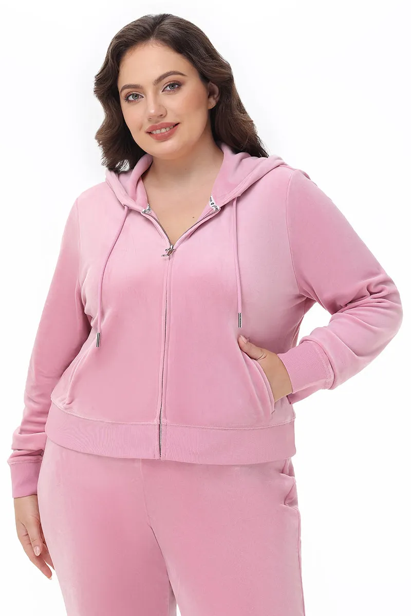 Plus-Size OG Big Bling Velour Hoodie sold by Juicy Couture product image thumbnail 2