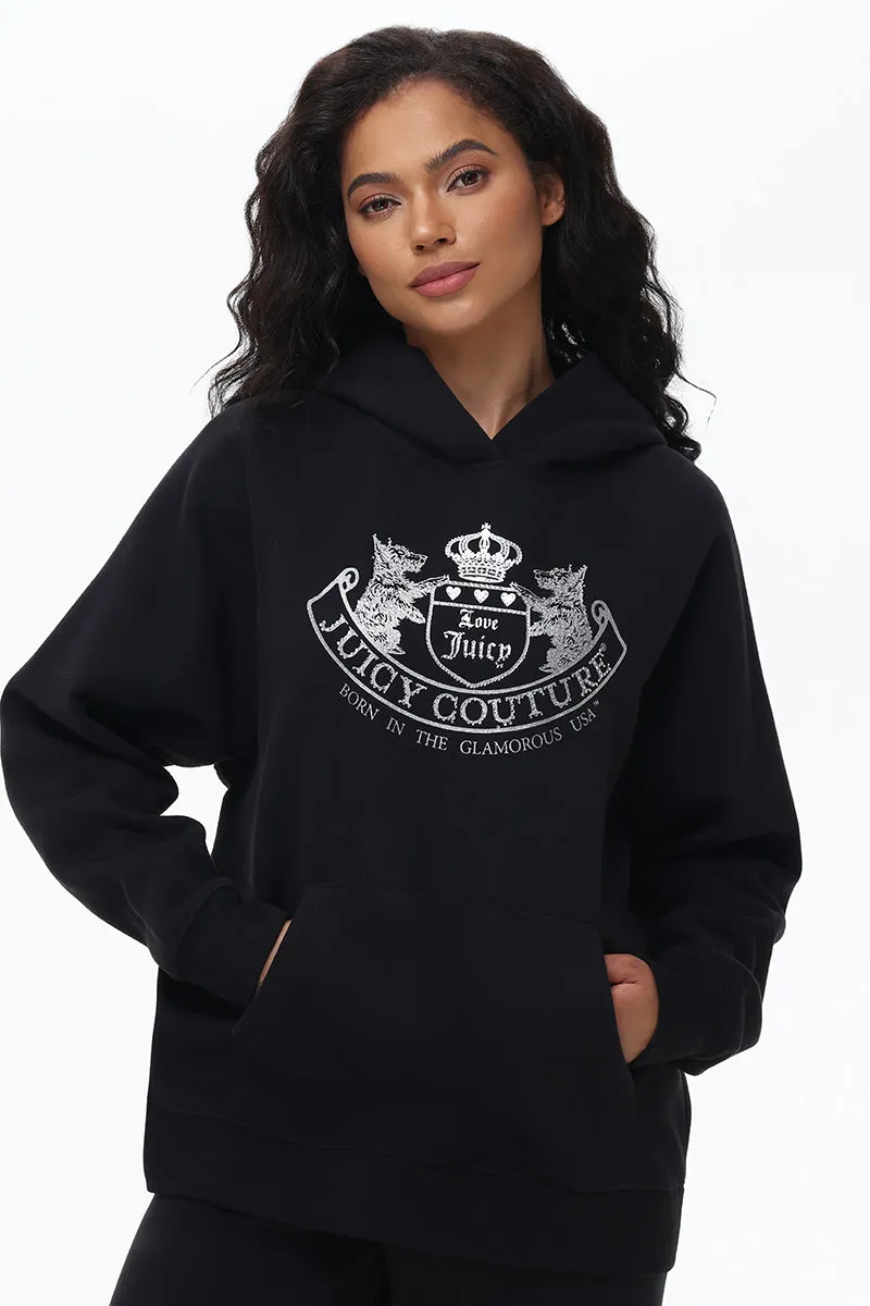 Oversized Fleece Scottie Dog Hoodie sold by Juicy Couture