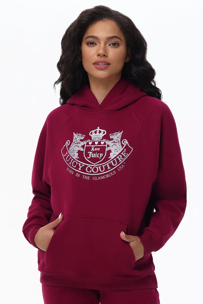 Oversized Fleece Scottie Dog Hoodie sold by Juicy Couture