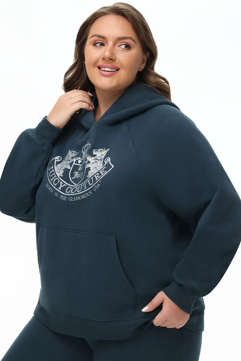 Plus-Size Oversized Fleece Scottie Dog Hoodie sold by Juicy Couture product image thumbnail 2