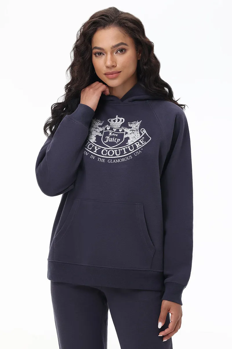 Oversized Fleece Scottie Dog Hoodie sold by Juicy Couture