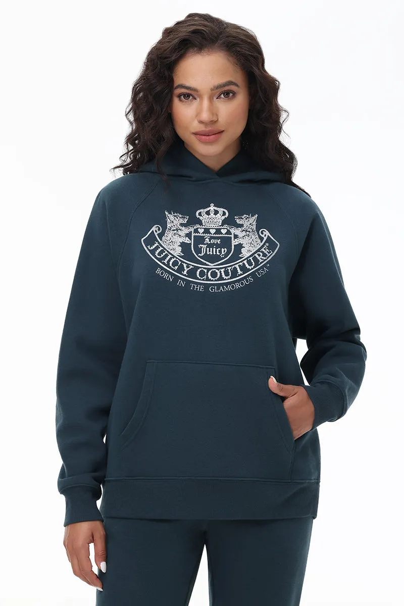 Oversized Fleece Scottie Dog Hoodie sold by Juicy Couture