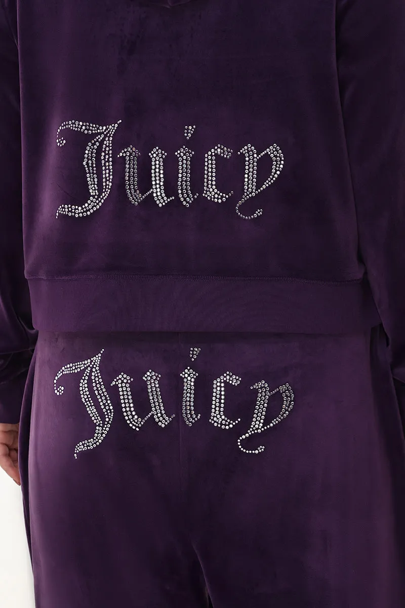 Plus-Size OG Big Bling Velour Hoodie sold by Juicy Couture product image thumbnail 4
