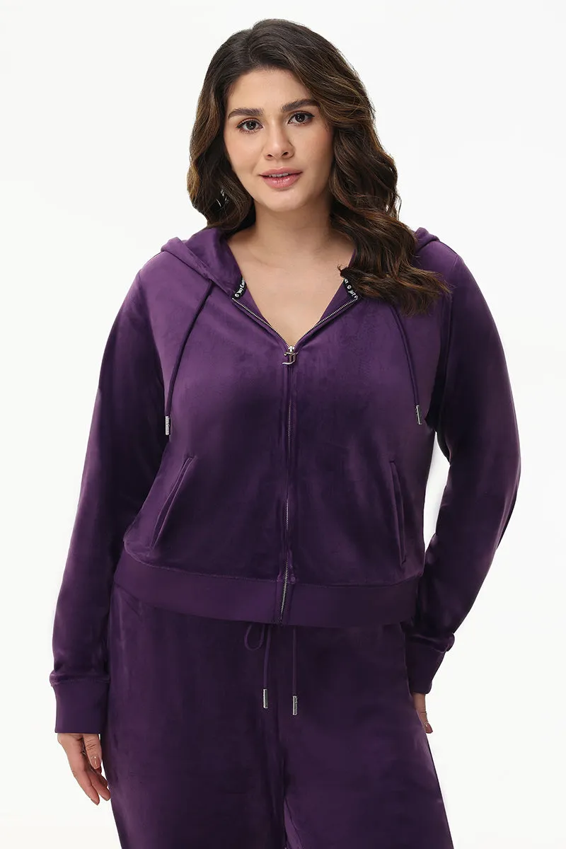 Plus-Size OG Big Bling Velour Hoodie sold by Juicy Couture product image thumbnail 2