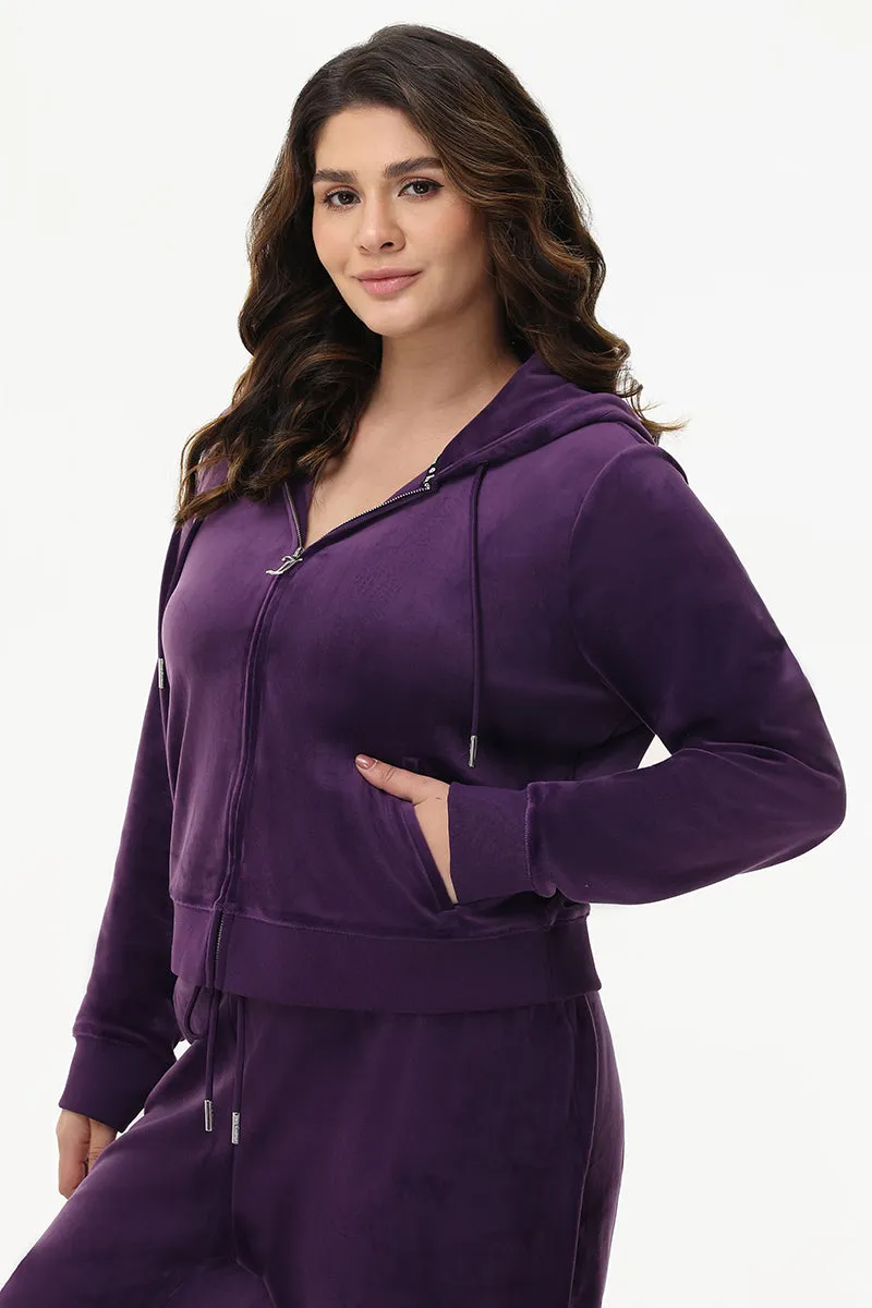 Plus-Size OG Big Bling Velour Hoodie sold by Juicy Couture product image thumbnail 3