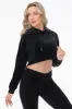 Big Bling High Low Cropped Hoodie sold by Juicy Couture