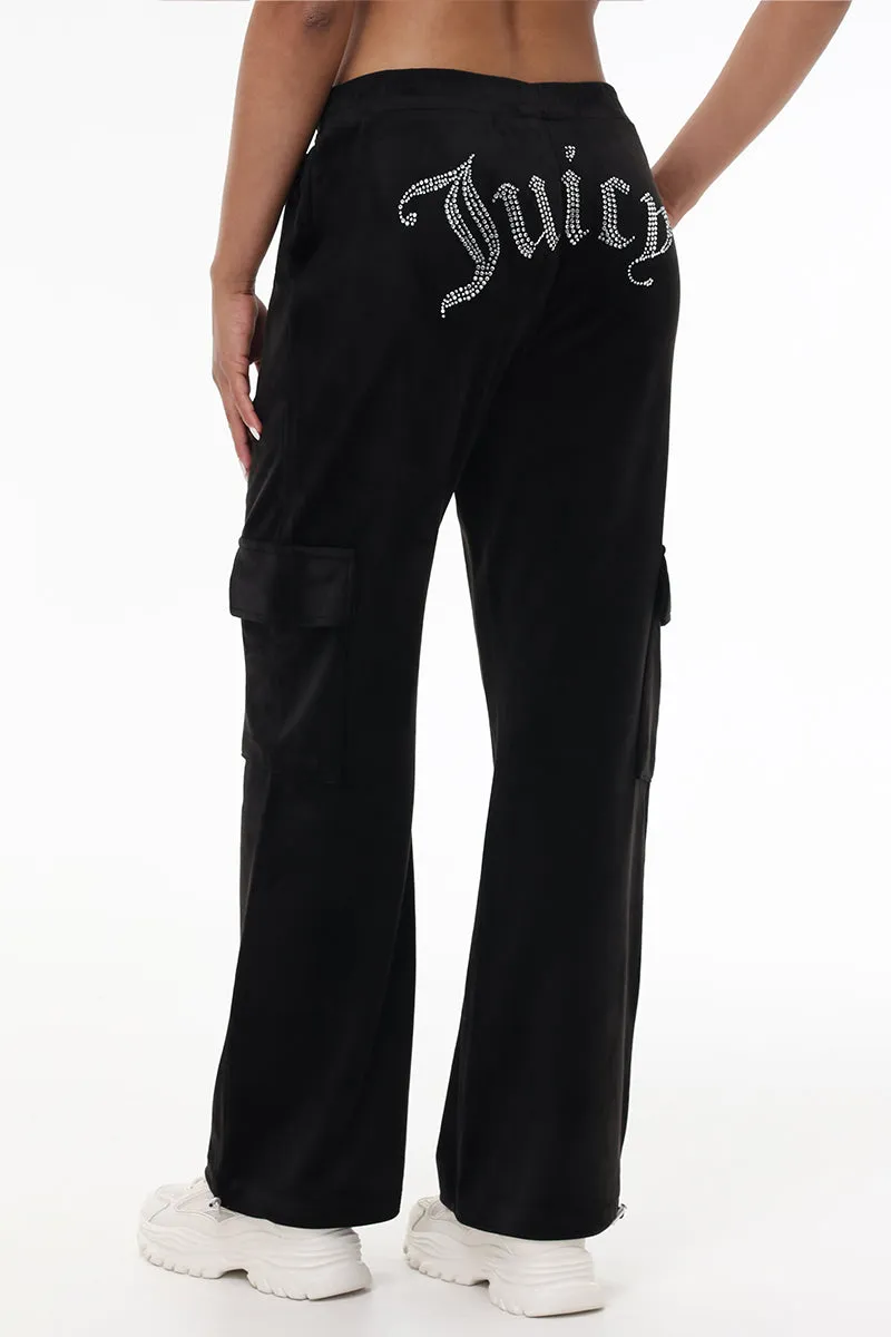 Bling Velour Cargo Pant sold by Juicy Couture