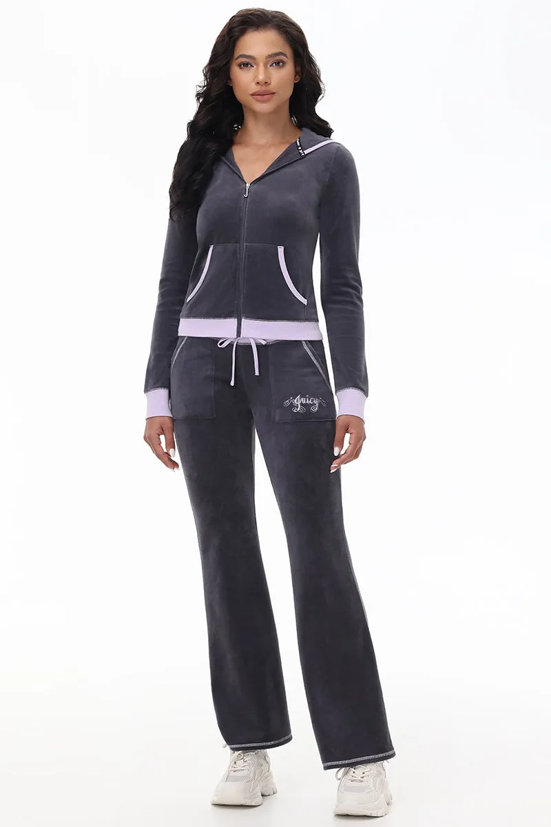 Sweetheart Cotton Velour Track Pants sold by Juicy Couture product image thumbnail 5