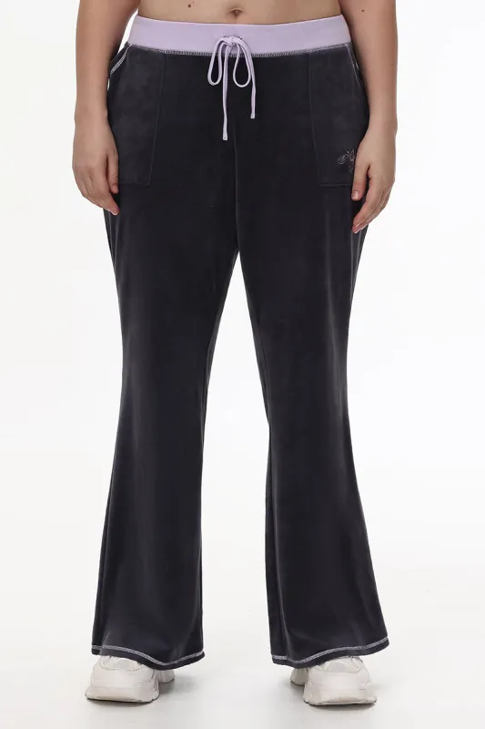 Plus-Size Sweetheart Cotton Velour Track Pants sold by Juicy Couture