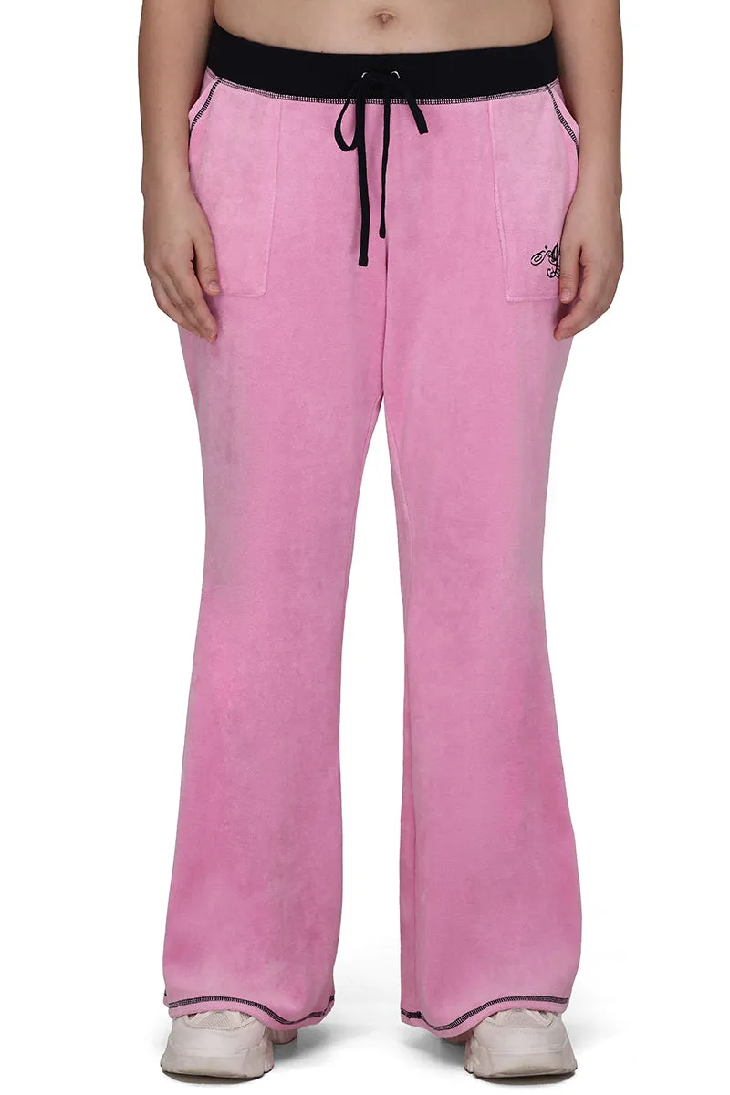 Plus-Size Sweetheart Cotton Velour Track Pants sold by Juicy Couture product image thumbnail 2