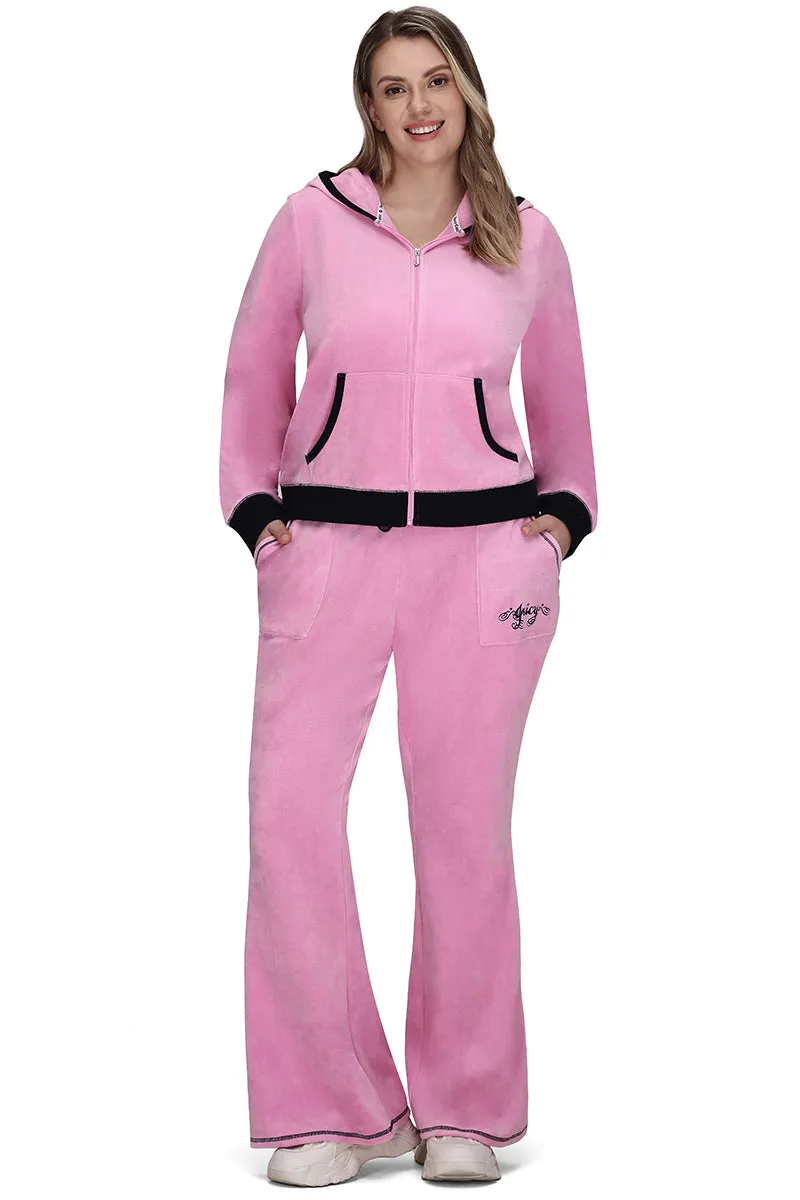 Plus-Size Sweetheart Cotton Velour Track Pants sold by Juicy Couture product image thumbnail 5