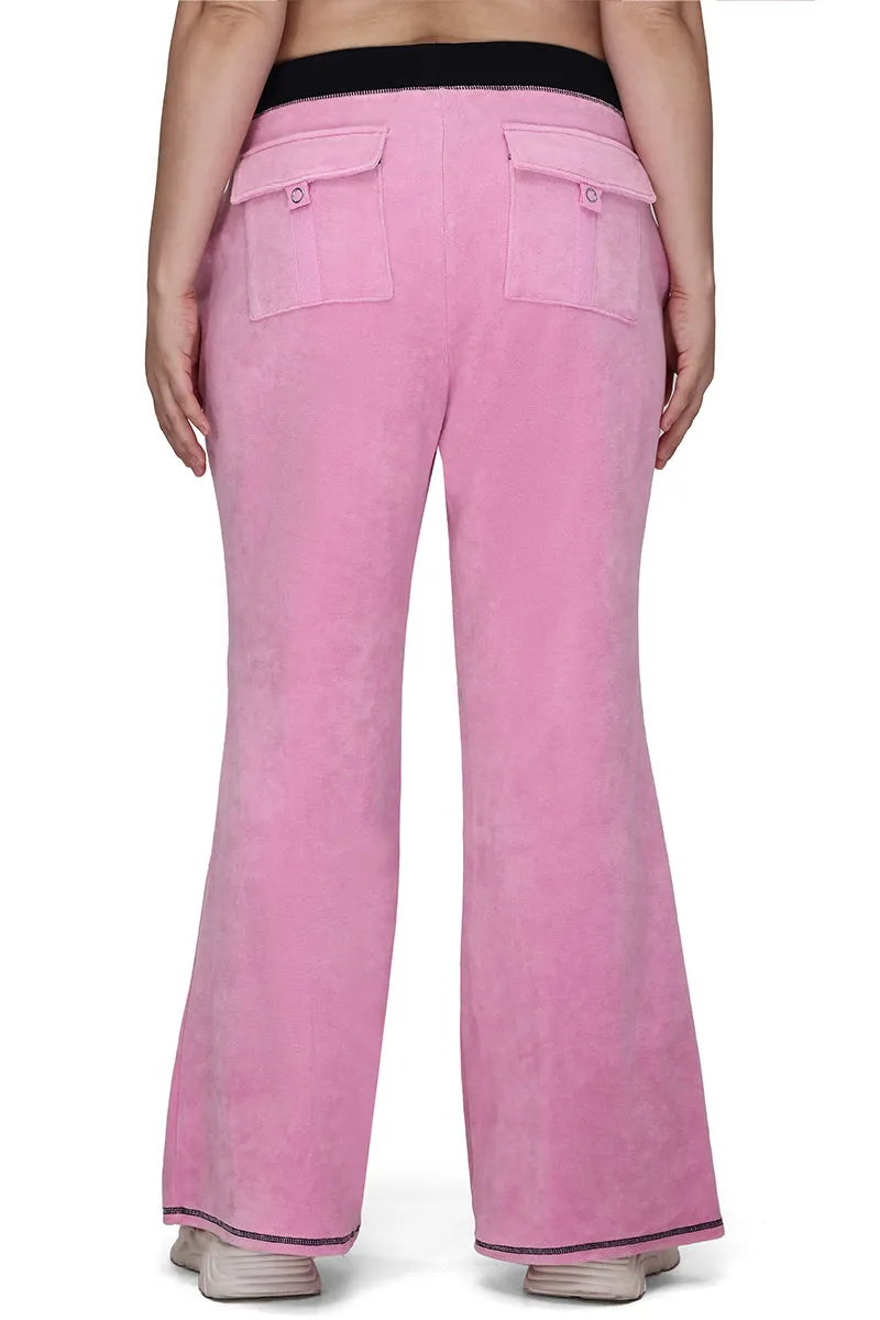 Plus-Size Sweetheart Cotton Velour Track Pants sold by Juicy Couture product image thumbnail 3