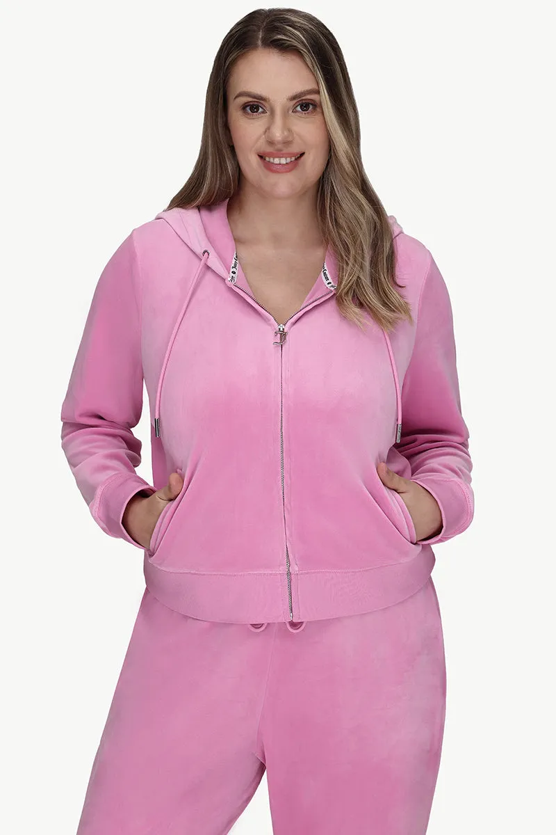 Plus-Size OG Big Bling Velour Hoodie sold by Juicy Couture product image thumbnail 2