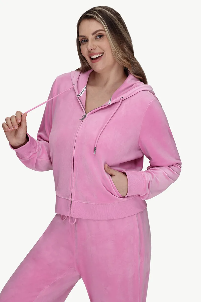 Plus-Size OG Big Bling Velour Hoodie sold by Juicy Couture product image thumbnail 3