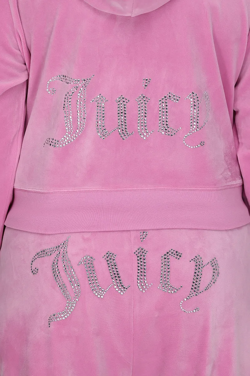 Plus-Size OG Big Bling Velour Hoodie sold by Juicy Couture product image thumbnail 4