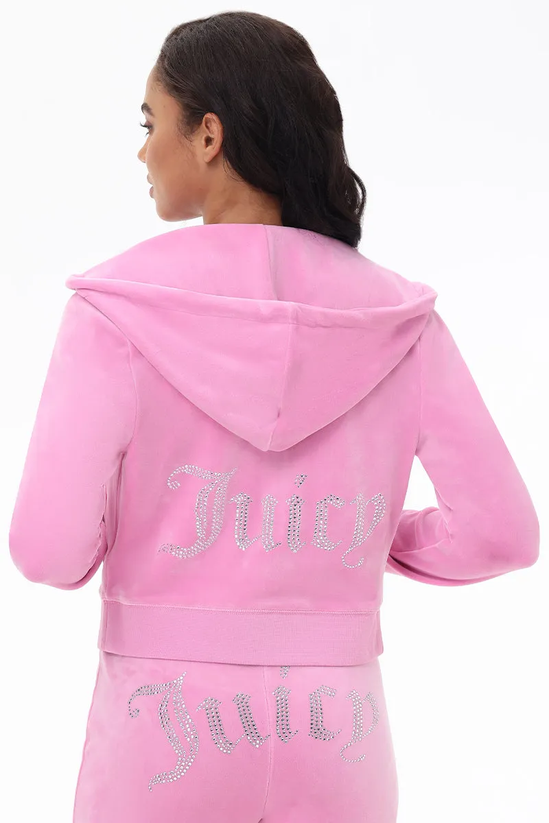 OG Big Bling Velour Hoodie sold by Juicy Couture