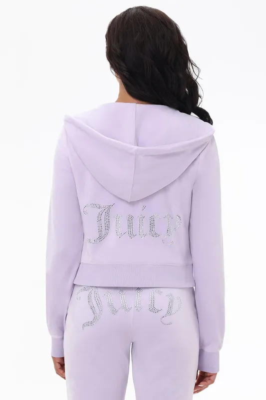 OG Big Bling Velour Hoodie sold by Juicy Couture