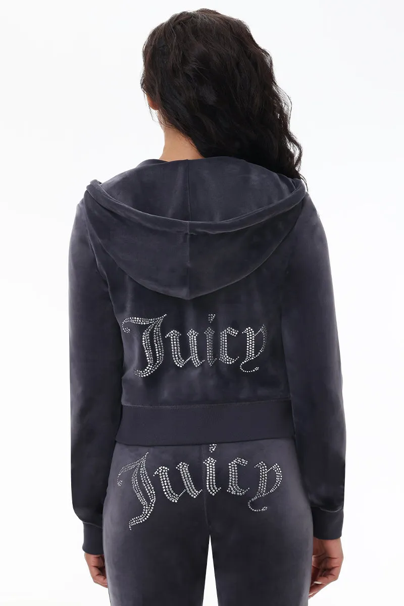 OG Big Bling Velour Hoodie sold by Juicy Couture