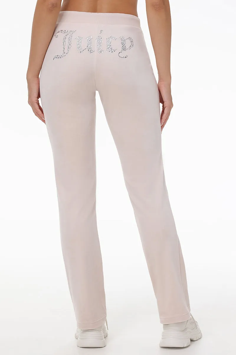 Mixed Crystals Velour Track Pants sold by Juicy Couture
