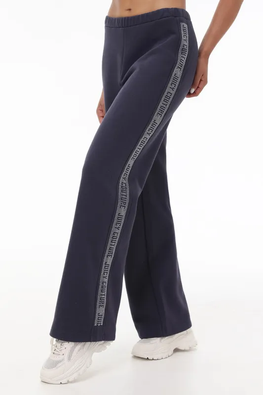 Wide Leg Fleece Pants With Side Bling sold by Juicy Couture