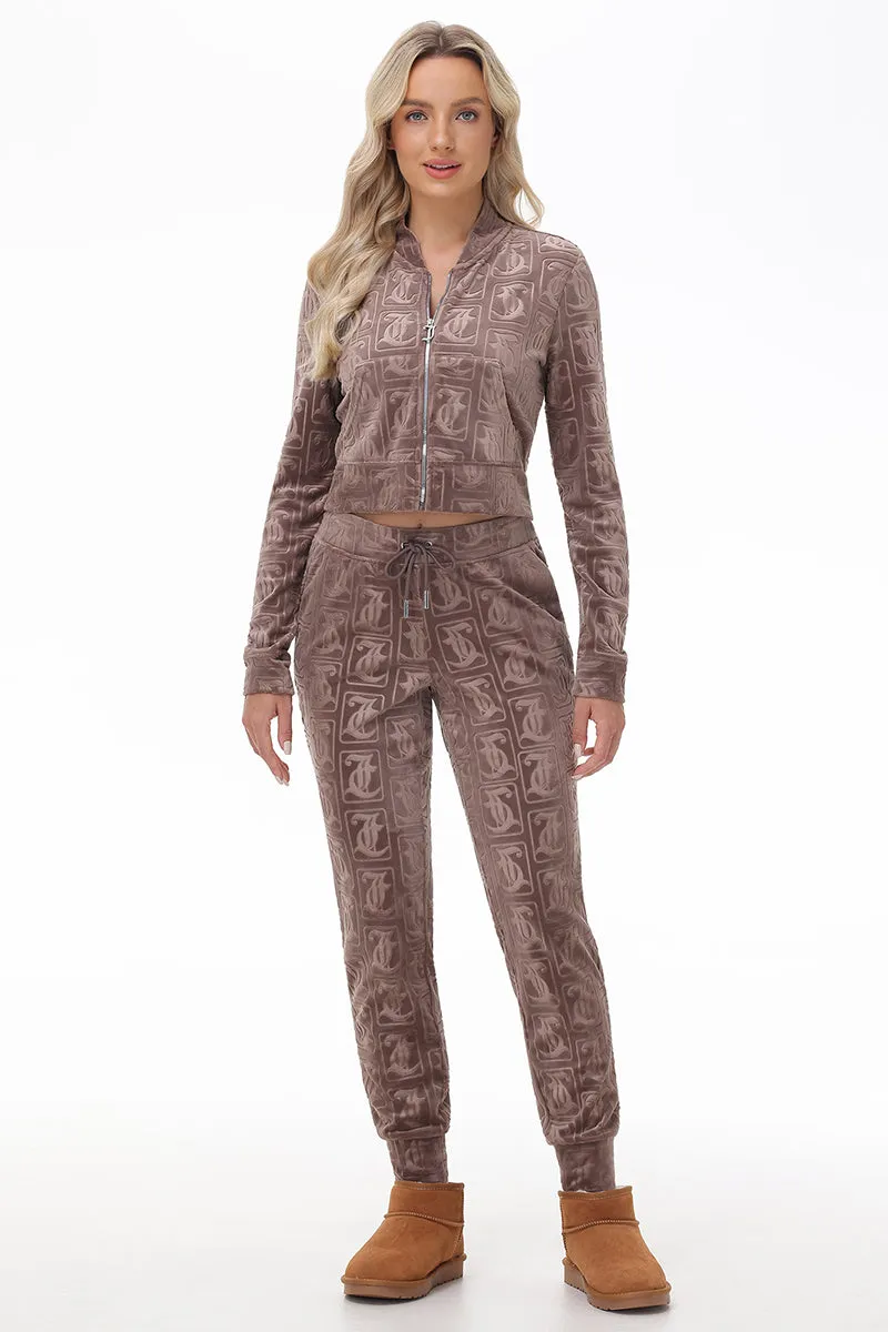 Big Bling Embossed Velour Jogger sold by Juicy Couture product image thumbnail 5
