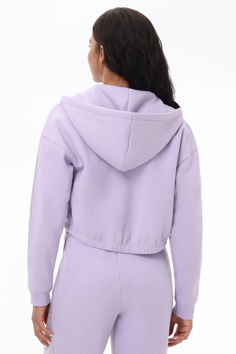 Cropped Fleece Hoodie With Side Bling sold by Juicy Couture product image thumbnail 4