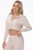 Cropped Fleece Hoodie With Side Bling sold by Juicy Couture