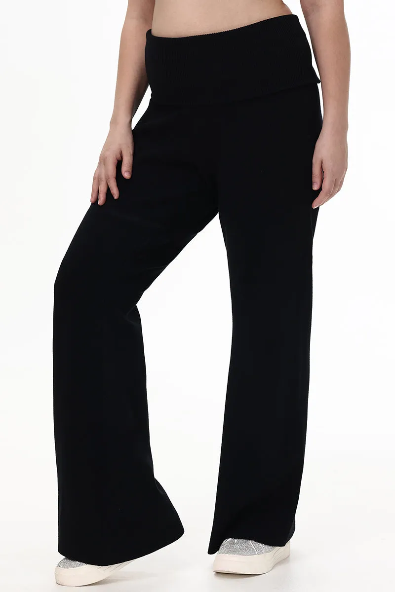 Plus-Size Low Rise Knit Flare Pants sold by Juicy Couture