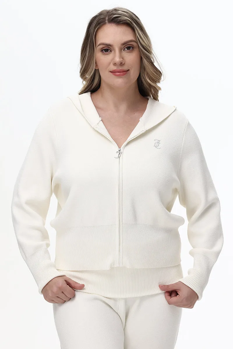 Plus-Size Small Bling Knit Cropped Jacket sold by Juicy Couture