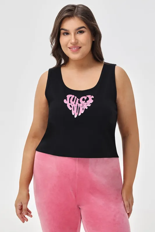 Plus-Size Heart Juicy Tank sold by Juicy Couture