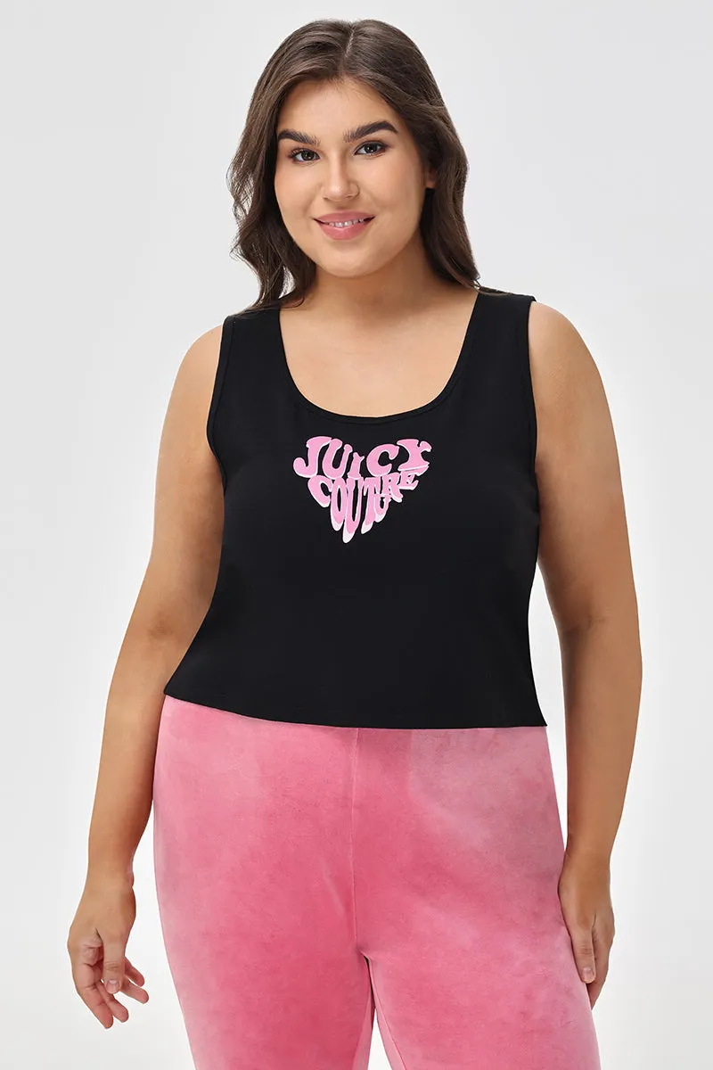 Plus-Size Heart Juicy Tank sold by Juicy Couture
