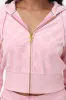 Embossed Velour Corset Hoodie sold by Juicy Couture
