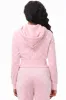 Embossed Velour Corset Hoodie sold by Juicy Couture