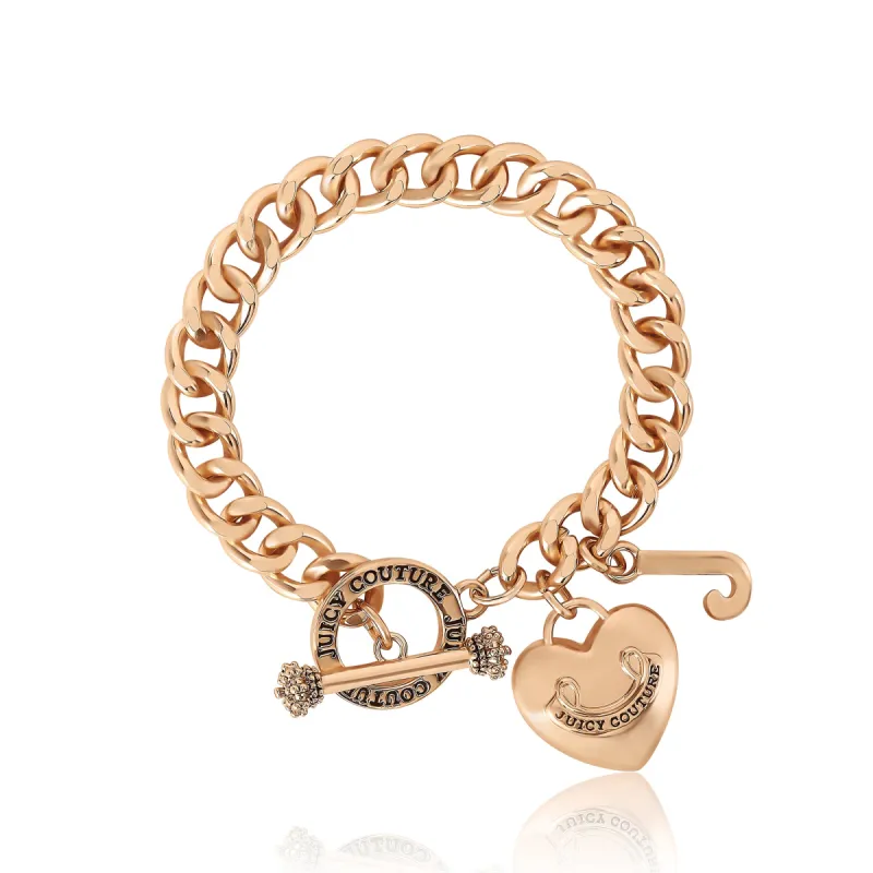 Heart Charm Toggle Bracelet sold by Juicy Couture
