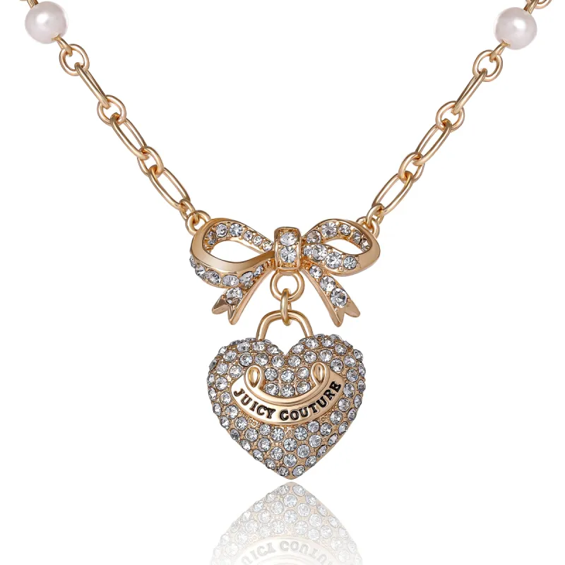 Pearl Heart Pendant Necklace sold by Juicy Couture