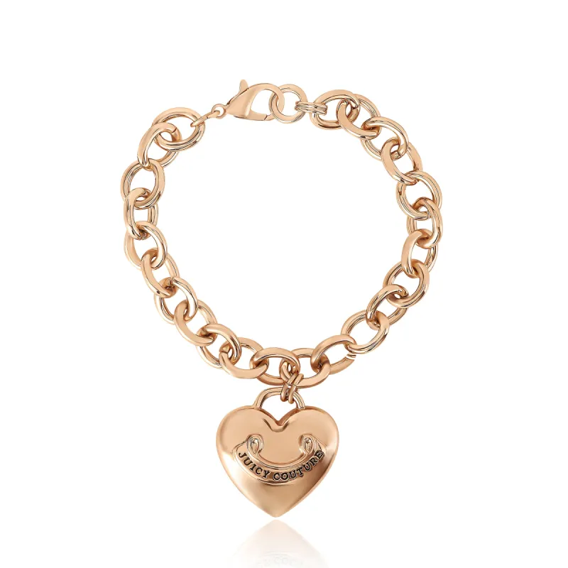 Heart Charm Chain Bracelet sold by Juicy Couture