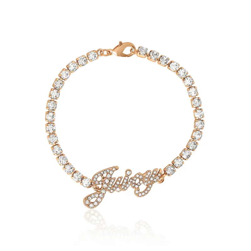Juicy Script Crystal Tennis Bracelet sold by Juicy Couture