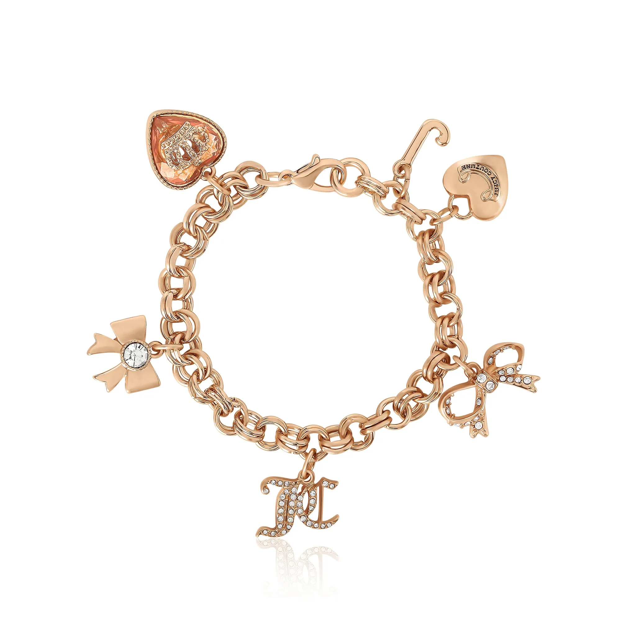 Charm Bracelet with Bow and Pave Details sold by Juicy Couture