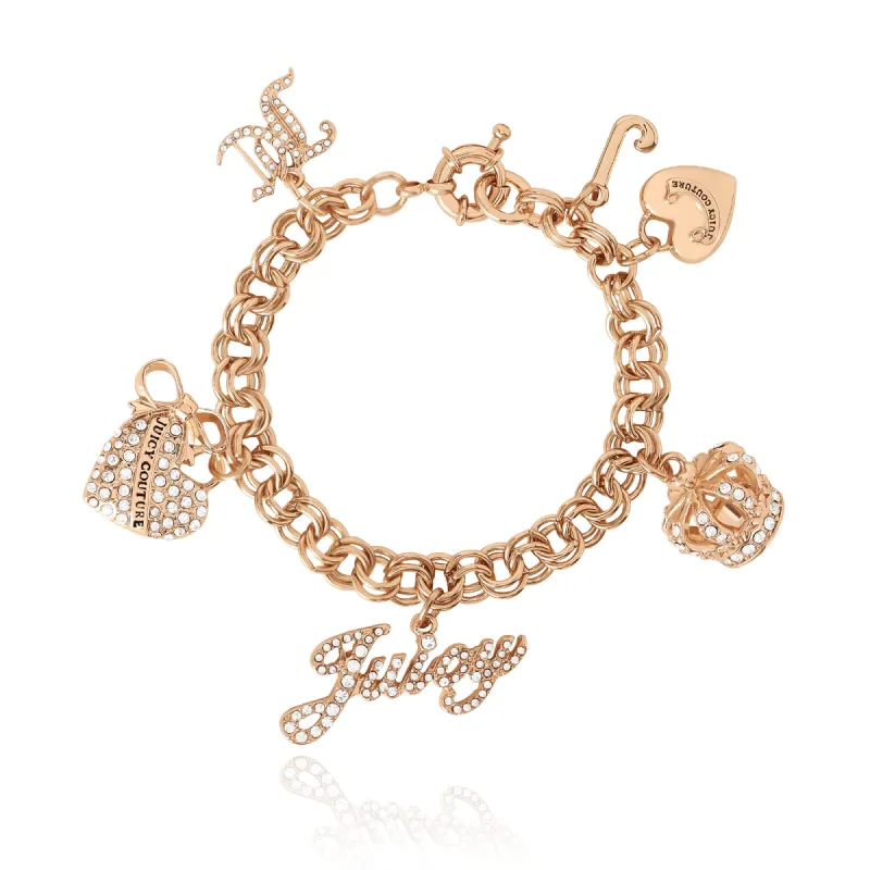 Charm Bracelet with Pave Accents sold by Juicy Couture