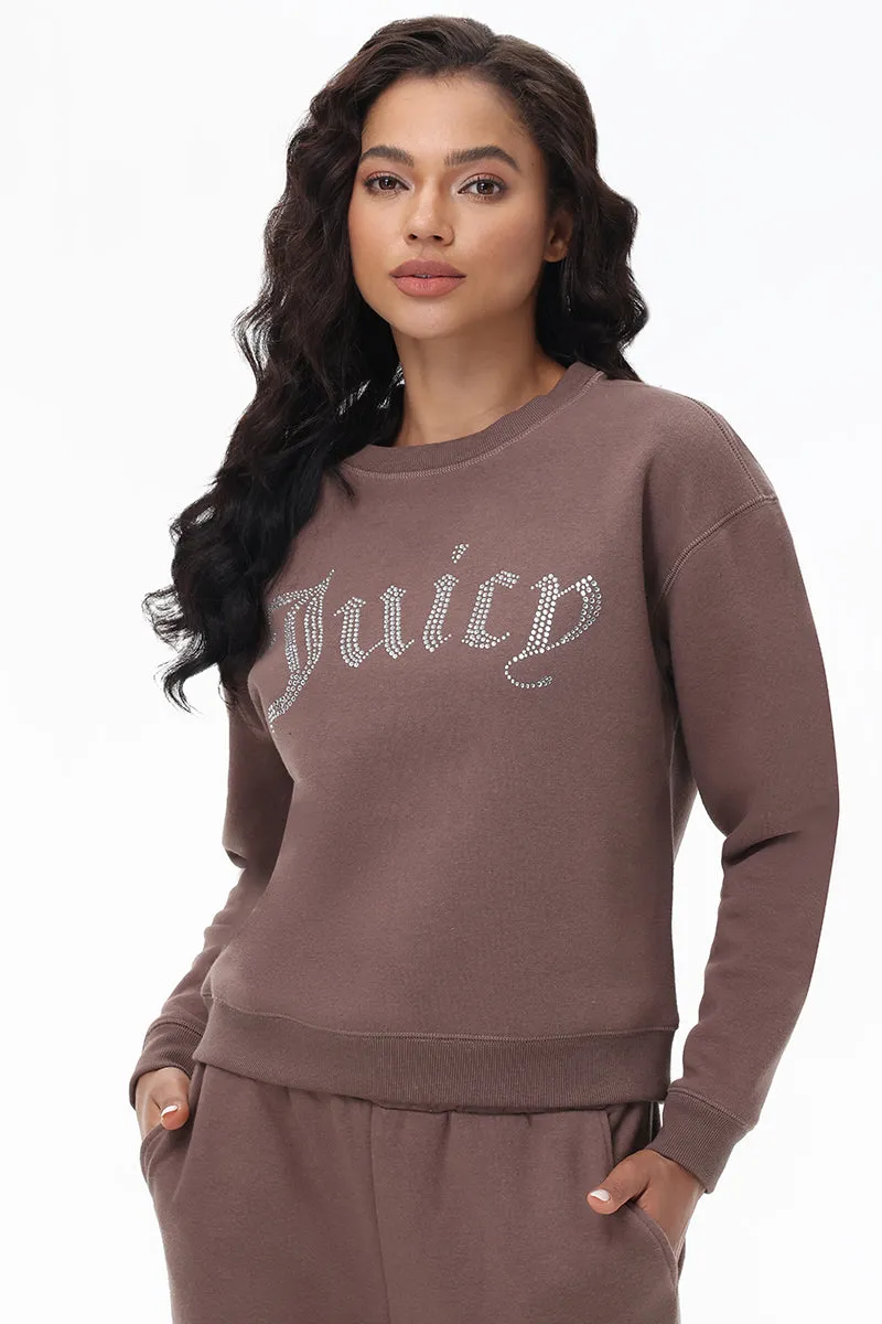 Big Bling Fleece Crewneck Pullover sold by Juicy Couture