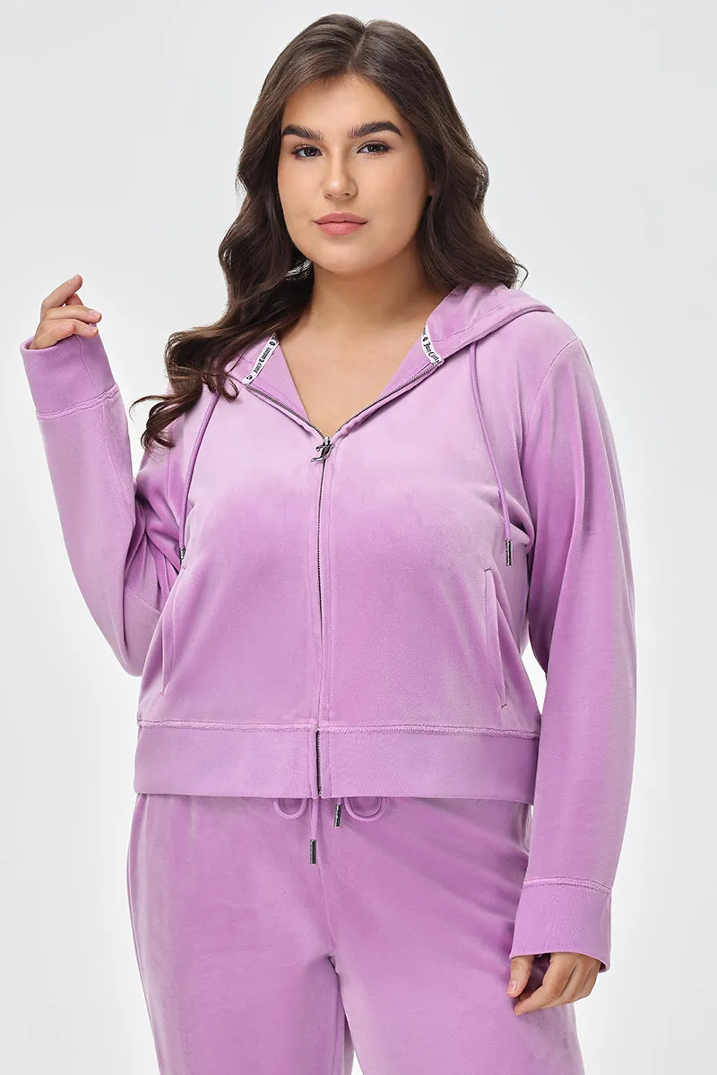 Plus-Size OG Big Bling Velour Hoodie sold by Juicy Couture product image thumbnail 2