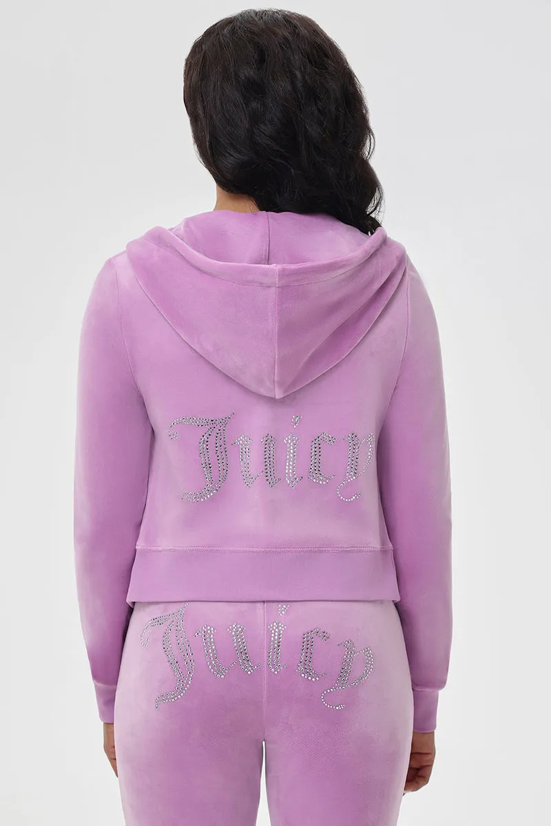OG Big Bling Velour Hoodie sold by Juicy Couture